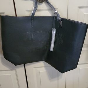 NWT Victoria's Secret Black Tote with Tassel